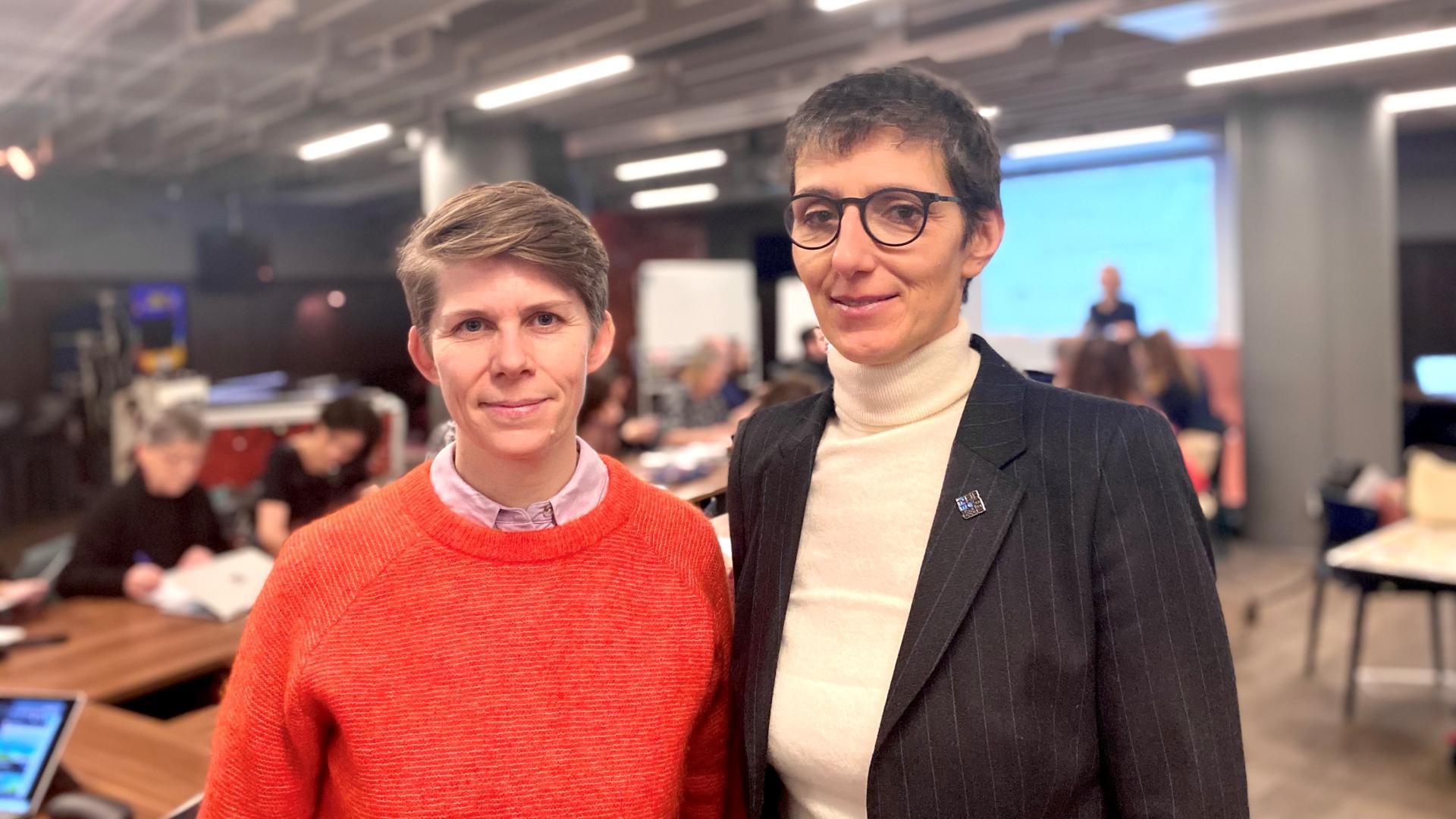 Ulrika Hyllert och Maja Sever